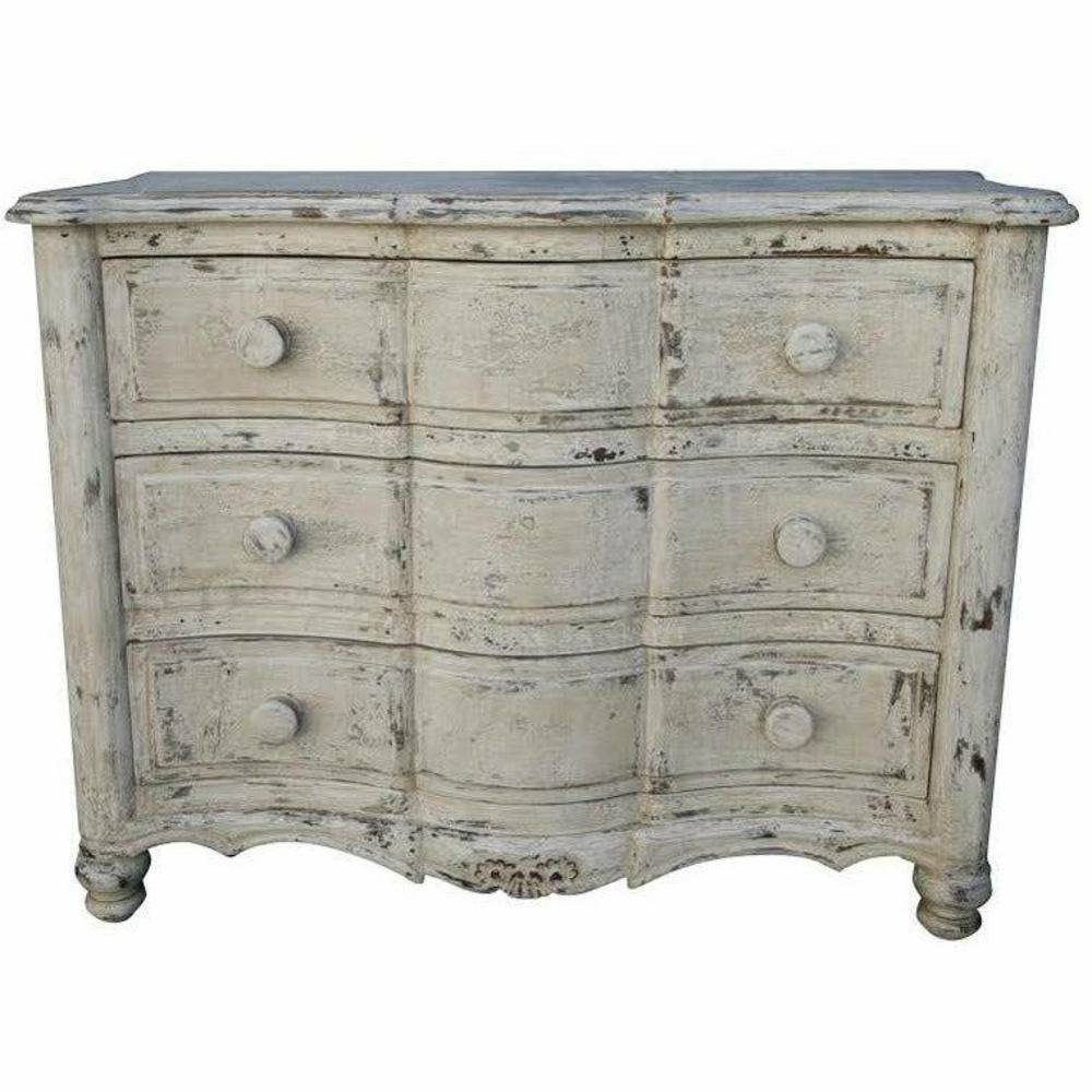 Casa Bonita Peruvian Handpainted Carved Wood Sophie Dresser - Image 1