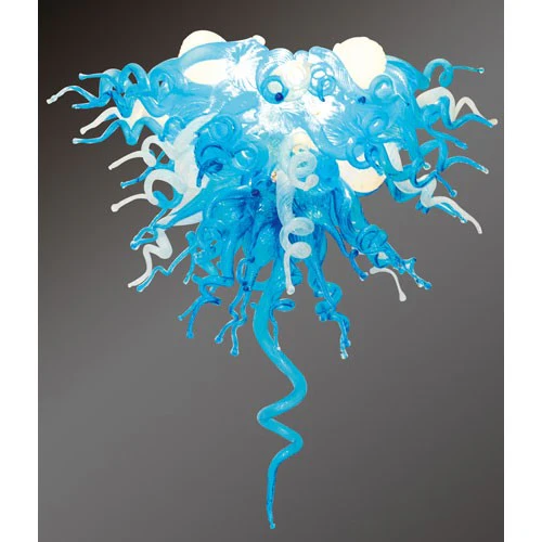 Colorful Classic Blue Love Large Chandelier - Image 1