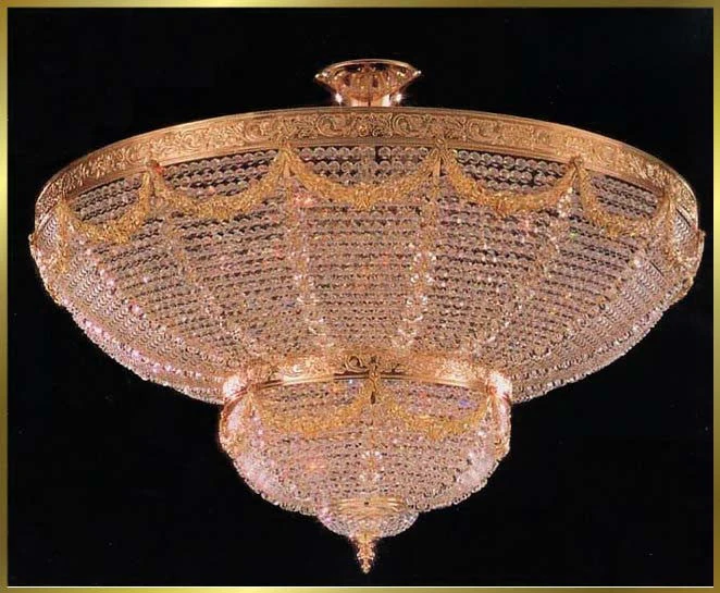 Entryway chandelier / foyer chandelier flush mount crystal chandelier - Image 1