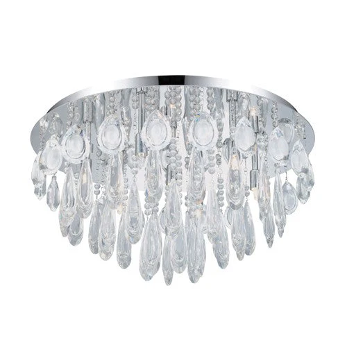 EGLO Calaonda Chrome Seven Light Ceiling Light - Image 1