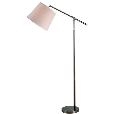 Robert Abbey Real Simple Matte Black Boom Floor Lamp - Image 1
