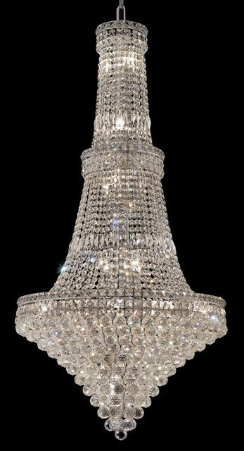 34 Light chrome crystal chandelier dress with crystal ball - Image 1