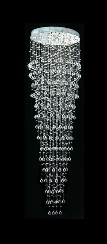 16 light Galactic Crystal Chandelier chrome plated - Image 1