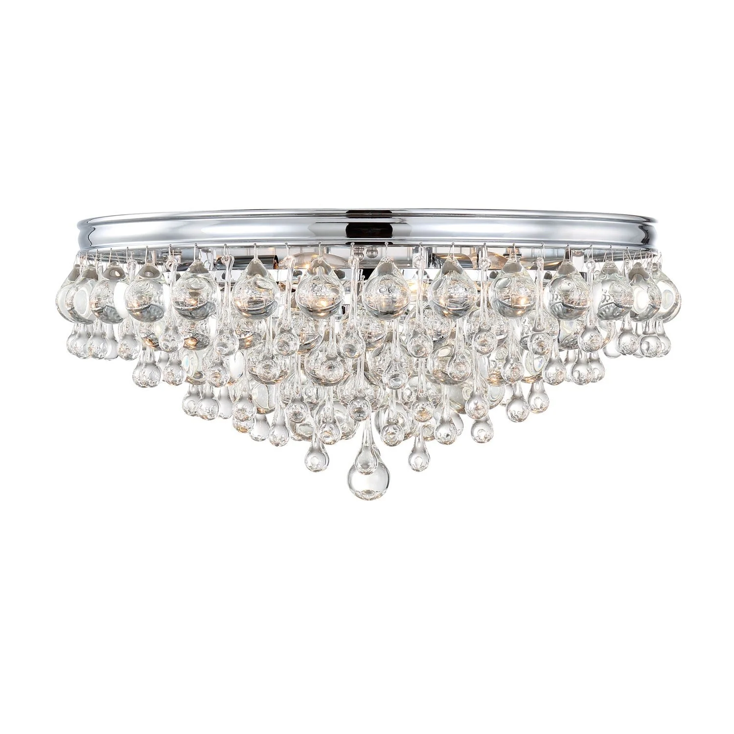 Group Calypso Polished Chrome Six-Light Ceiling Mount - Image 1