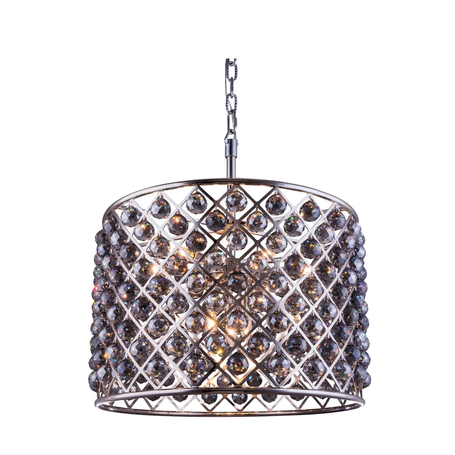 Madison Polished Nickel Eight-Light Pendant with Royal Cut Silver Shade Crystals - Image 1