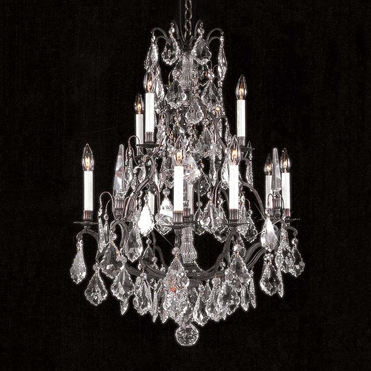12 Light Versailles crystal Chandelier ,Rust frame - Image 1