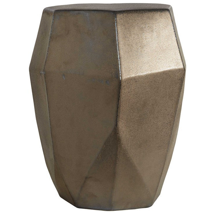 Uttermost Maquette Golden Bronze Ceramic Garden Stool - Image 2
