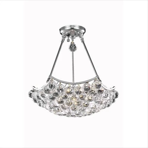 Eight-Light Chandelier with Clear Royal Cut Crystals - Image 1