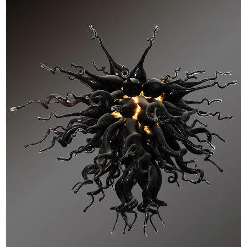Glass Modern Classics Obsidian Small Chandelier - Image 1
