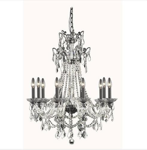 Bronze 10-Light Chandelier with Swarovski Elements Crystal - Image 1
