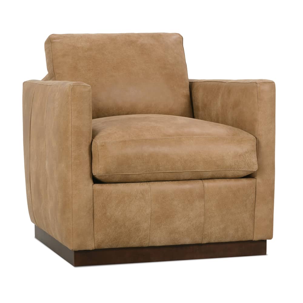 Rowe Furniture Allie Leather Swivel Chair ~ Available To Custom Order In All Leathers - Image 2