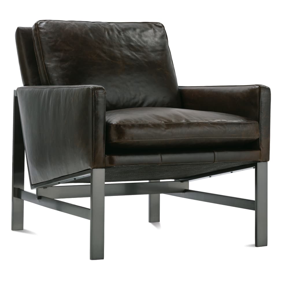 Rowe Furniture Atticus Leather Accent Chair ~ Available To Custom Order In All Leathers - Image 1