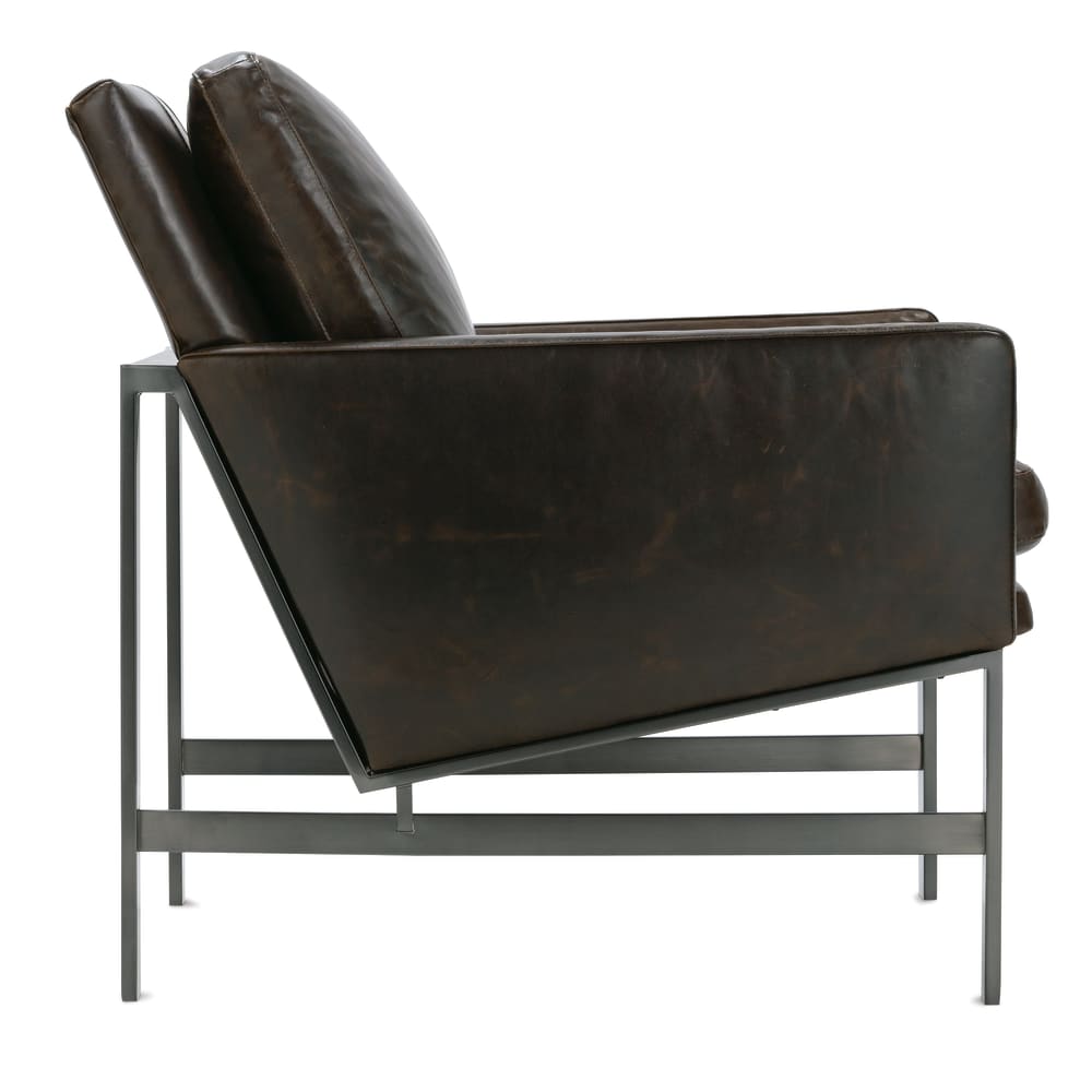 Rowe Furniture Atticus Leather Accent Chair ~ Available To Custom Order In All Leathers - Image 3