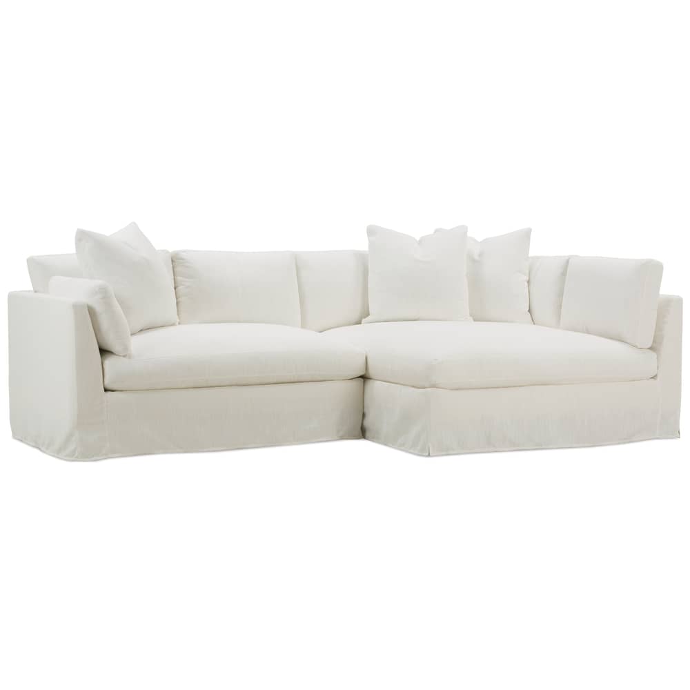 Rowe Furniture Boden Slipcovered Sectional  ~ Available To Custom Order In All Fabrics and Configurations