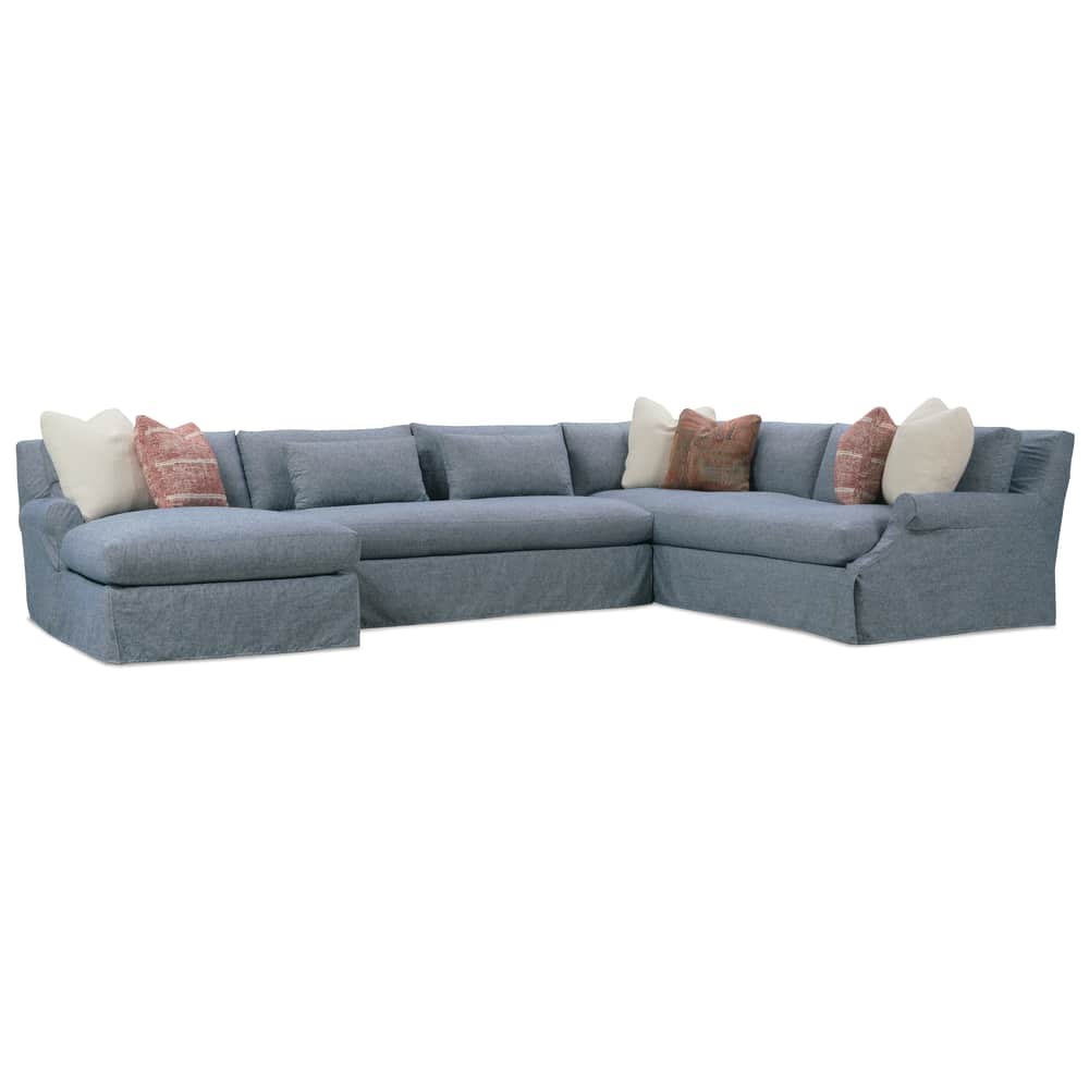 Rowe Furniture Bristol Slipcovered Sectional  ~ Available To Custom Order In All Fabrics and Configurations