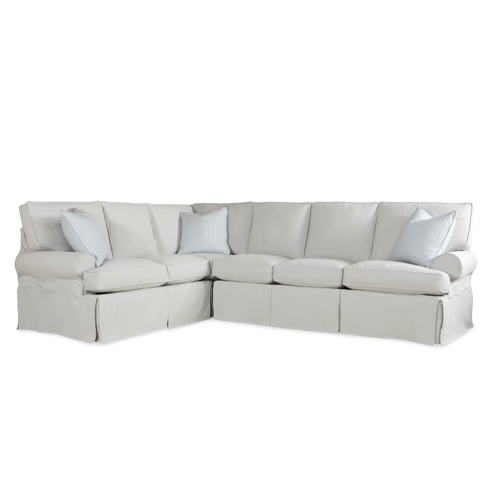 Rowe Furniture Cindy Slipcovered Sectional  ~ Available To Custom Order In All Fabrics and Configurations