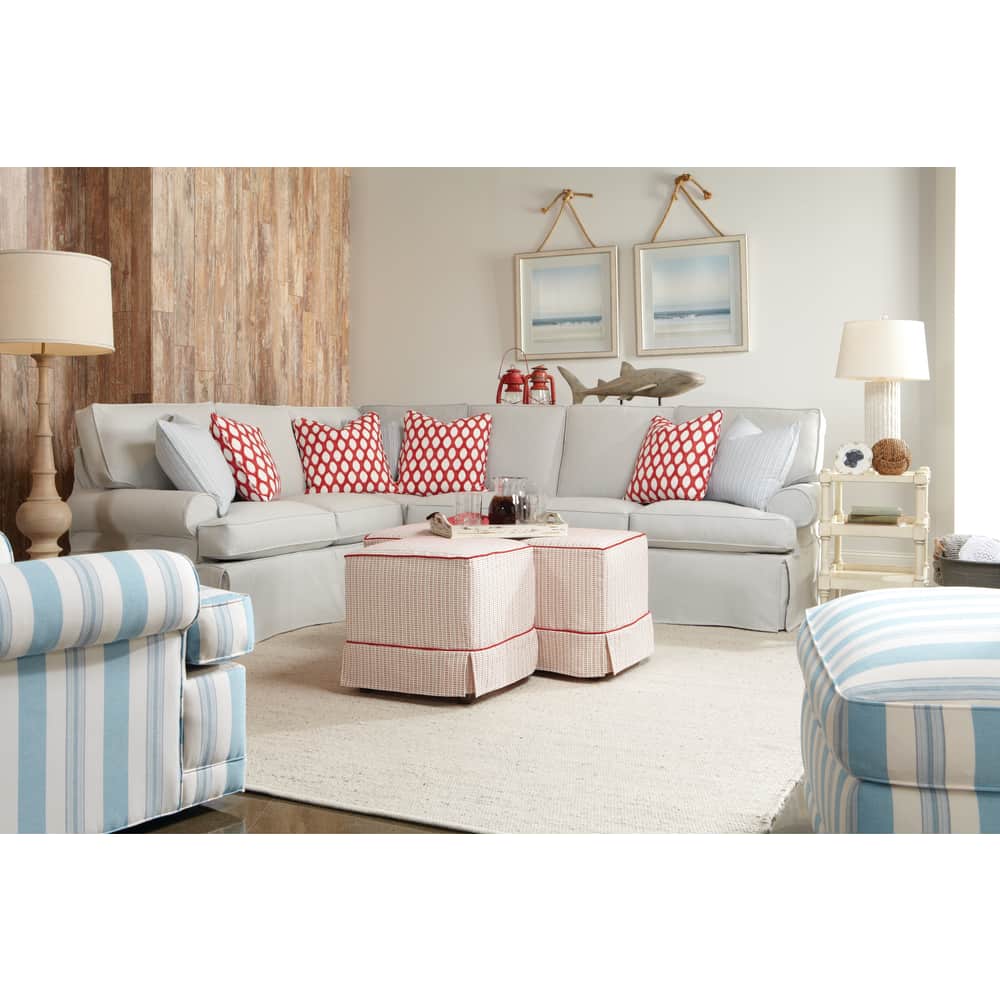 Rowe Furniture Cindy Slipcovered Sectional  ~ Available To Custom Order In All Fabrics and Configurations - Image 2