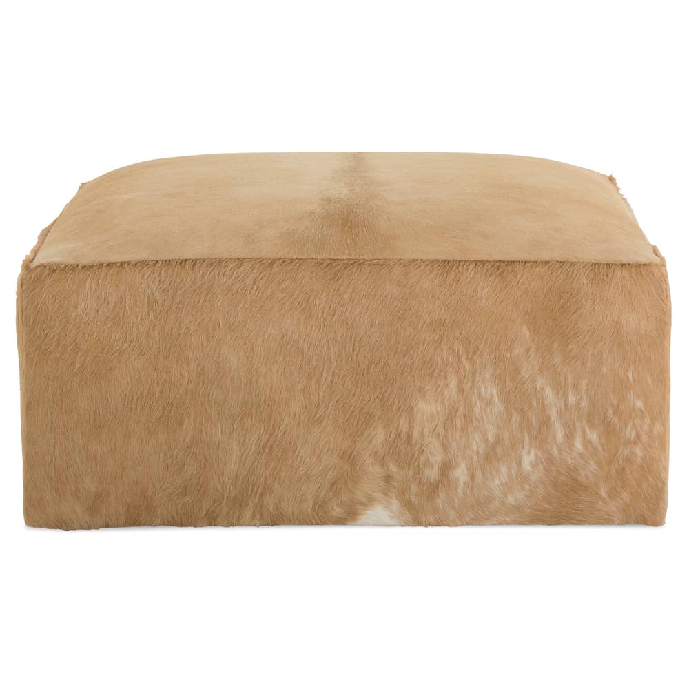 Rowe Furniture Miles Large Leather Ottoman ~ Available To Custom Order In All Leathers - Image 2