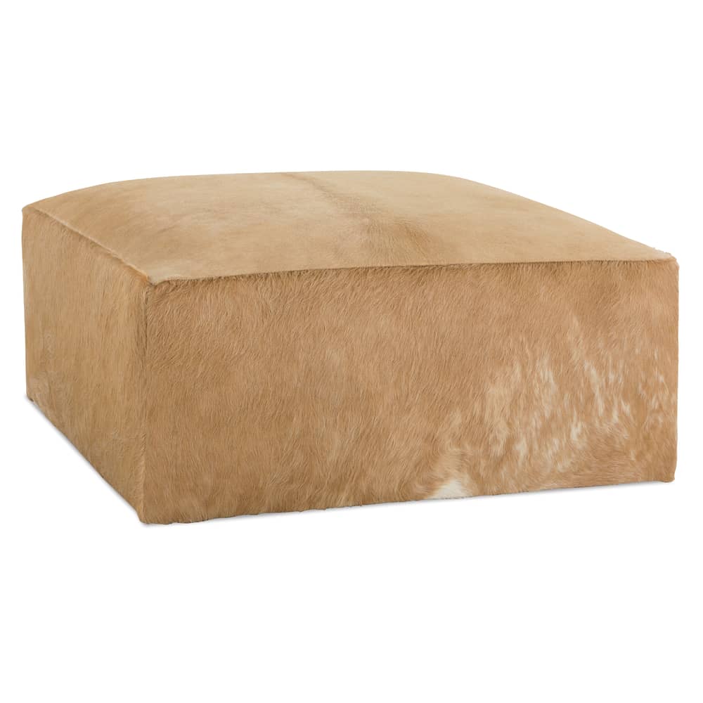 Rowe Furniture Miles Large Leather Ottoman ~ Available To Custom Order In All Leathers - Image 3
