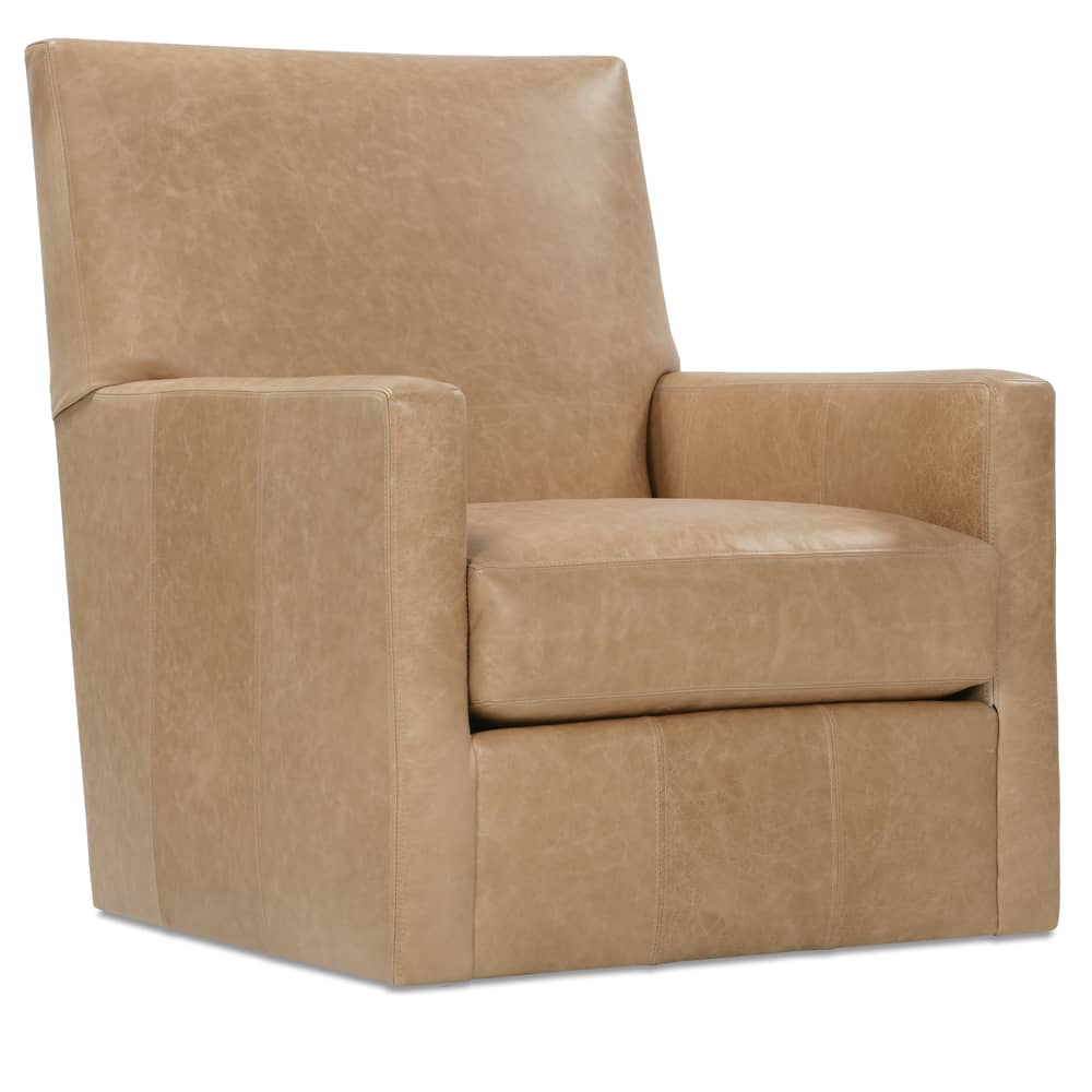 Rowe Furniture Carlyn Leather Swivel Glider ~ Available To Custom Order In All Leathers - Image 2