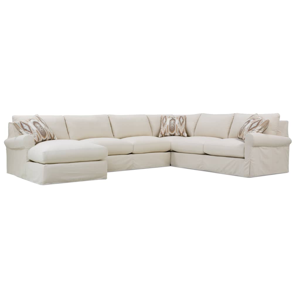Rowe Furniture Aberdeen Slipcovered Sectional  ~ Available To Custom Order In All Fabrics and Configurations - Image 1