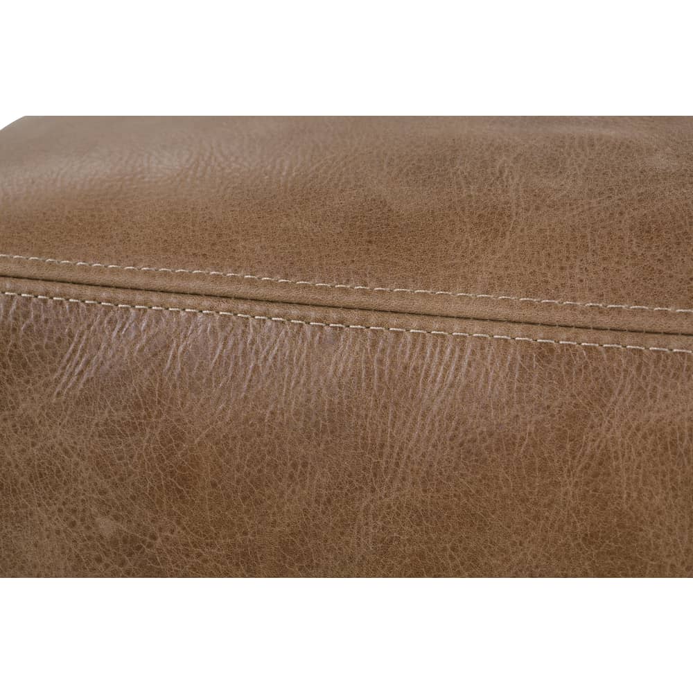 Rowe Furniture Dena Leather Accent Ottoman ~ Available To Custom Order In All Leathers - Image 3