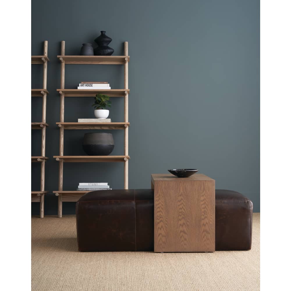 Rowe Furniture Macon Leather Ottoman ~ Available To Custom Order In All Leathers - Image 2