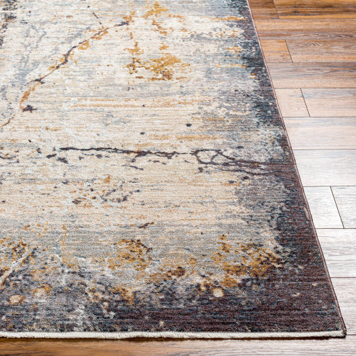 Surya Rugs Aida Collection Beige, Gray, Deep Teal & Tan Area Rug AAD-2302 - Image 3