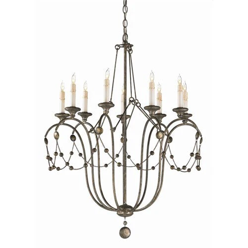 Leaf Nine Light Chandelier - Image 1
