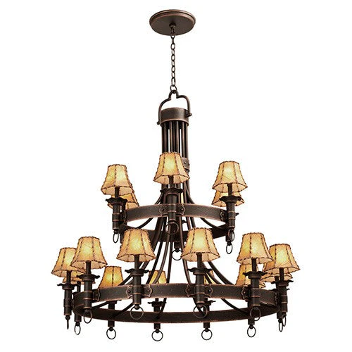 Americana Copper 18-Light Chandelier - Image 1