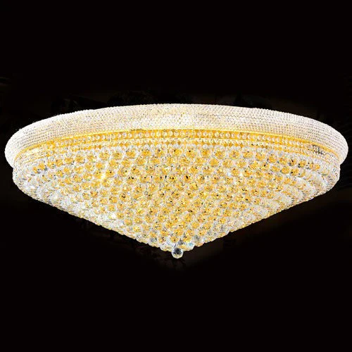 Corp Empire 33-Light Gold Finish with Clear-Crystals Ceiling-Light - Image 1