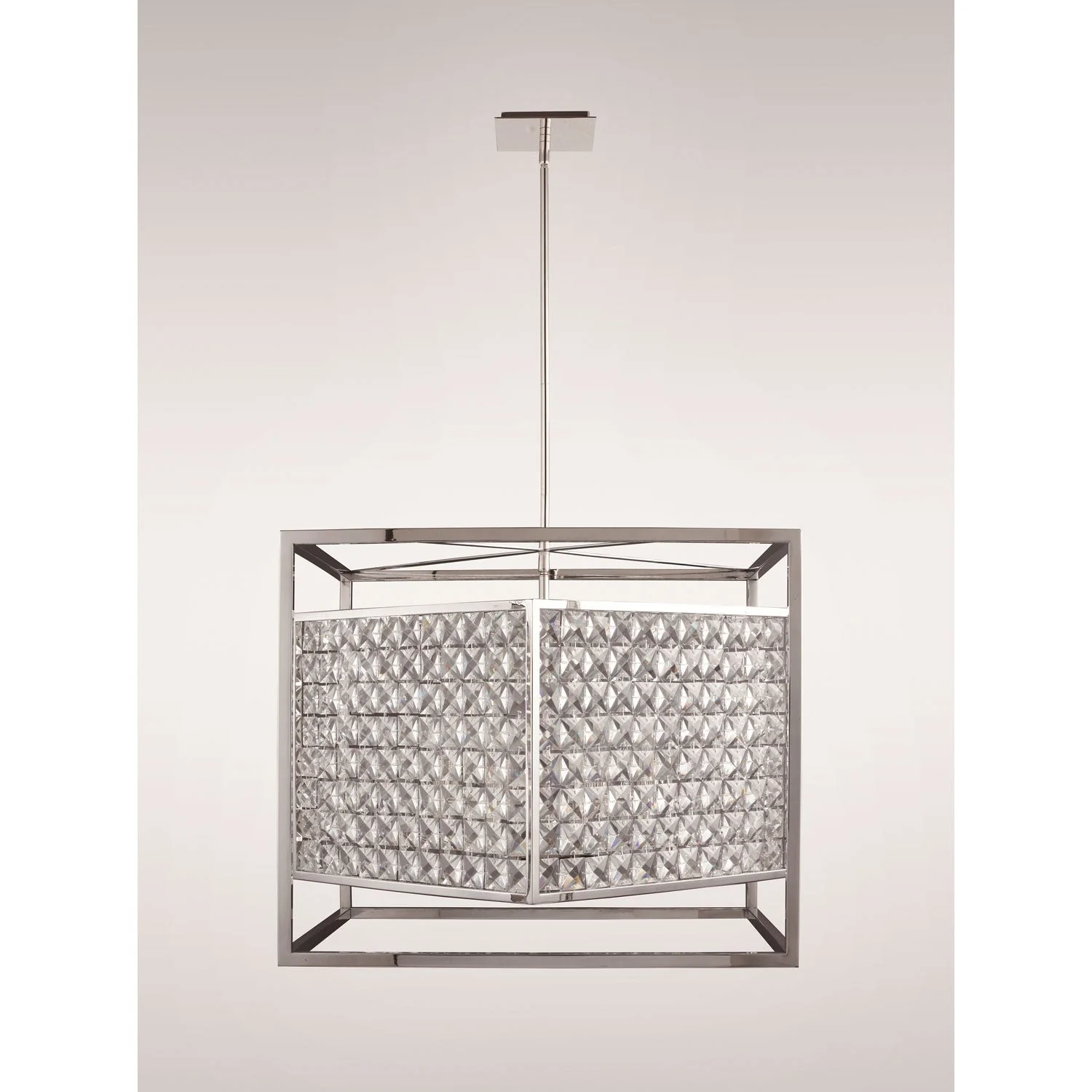 Struttura Stainless Steel 23.5-Inch Eight-Light Pendant - Image 1