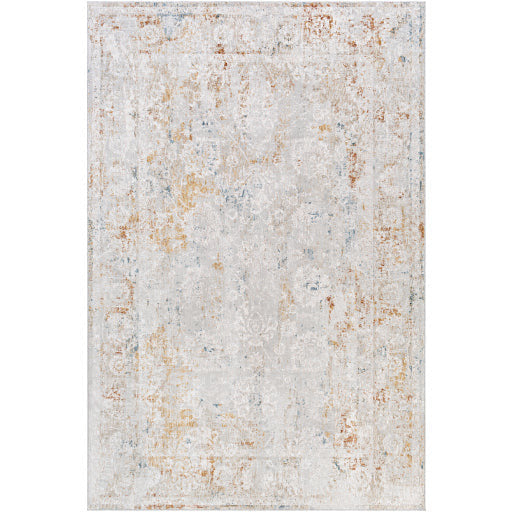 Surya Rugs Carmel Collection Light Gray, Dark Blue, Off White, Gray, Mustard, Brown, Taupe & Brick Red Area Rug CRL-2307 - Image 3