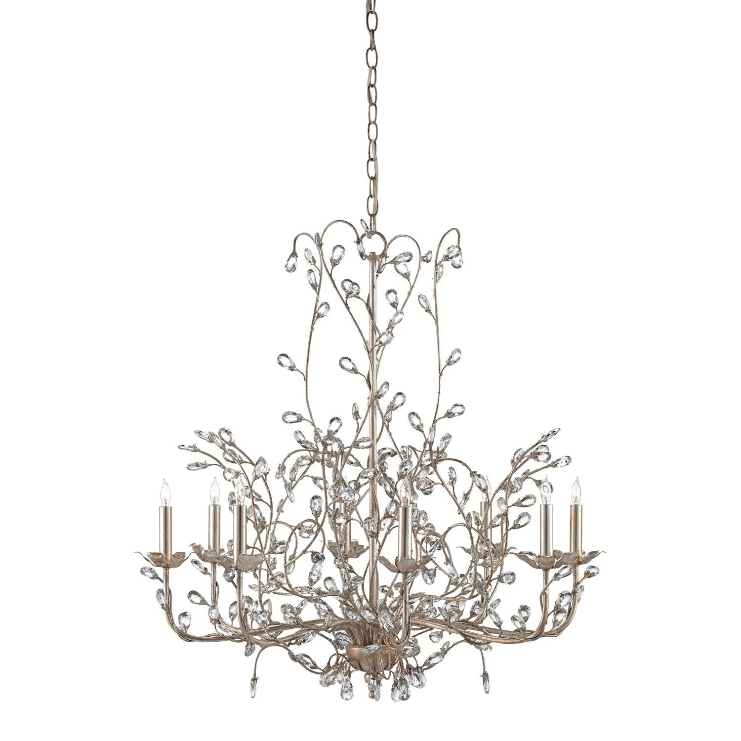 Silver Granello Eight-Light Chandelier - Image 1