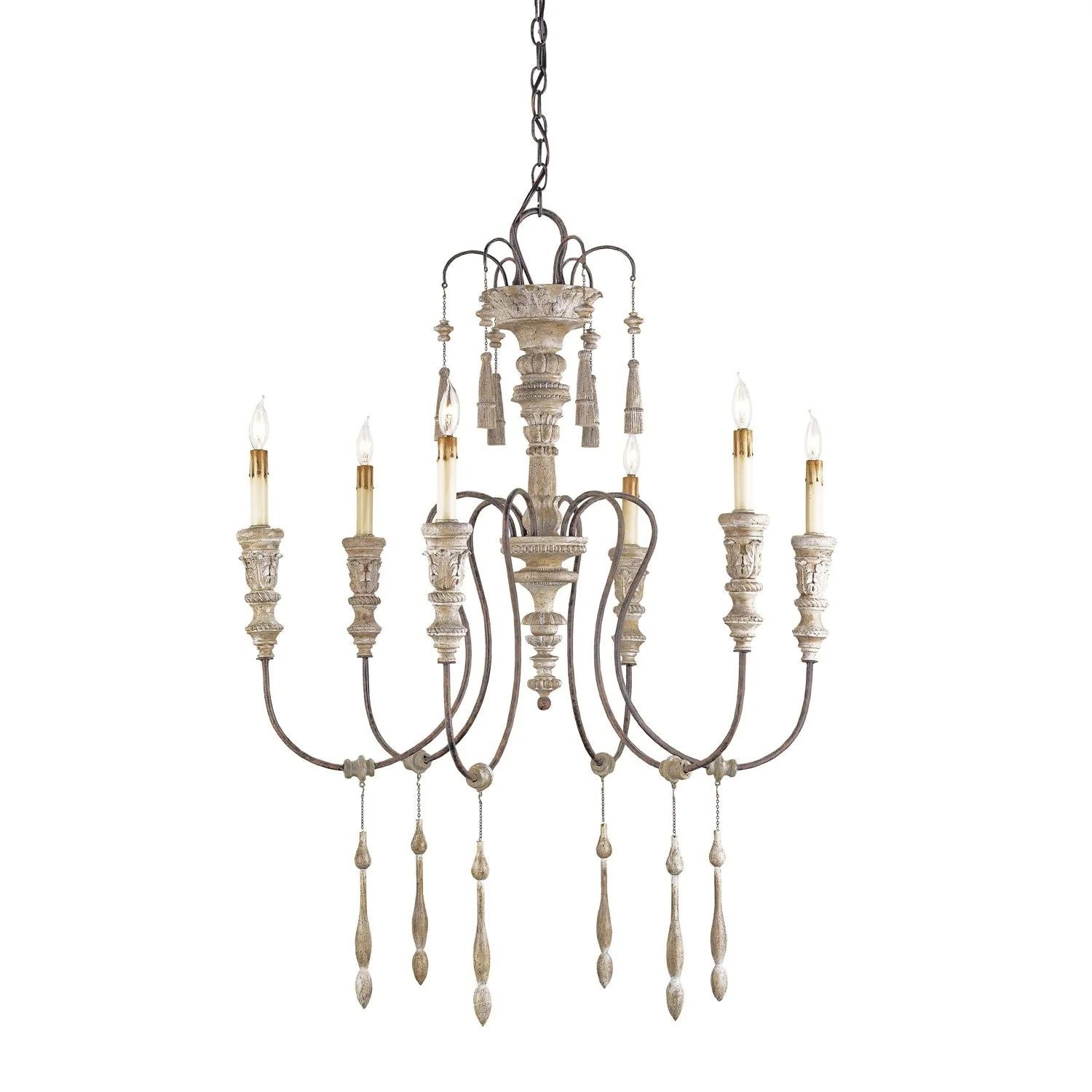 Six-Light Small Chandelier - Image 1