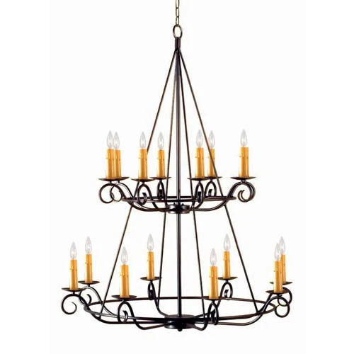 Estrella Chandelier - Blackened Pewter - Image 1
