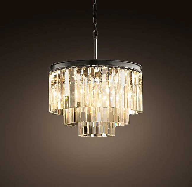 Modern style 9 lights round crystal chandelier - Image 1