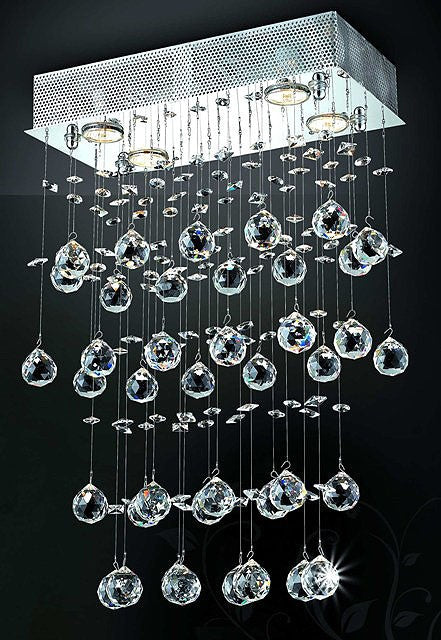 Contemporary Crystal Chandelier dressed with chinese number one crystal - Image 1