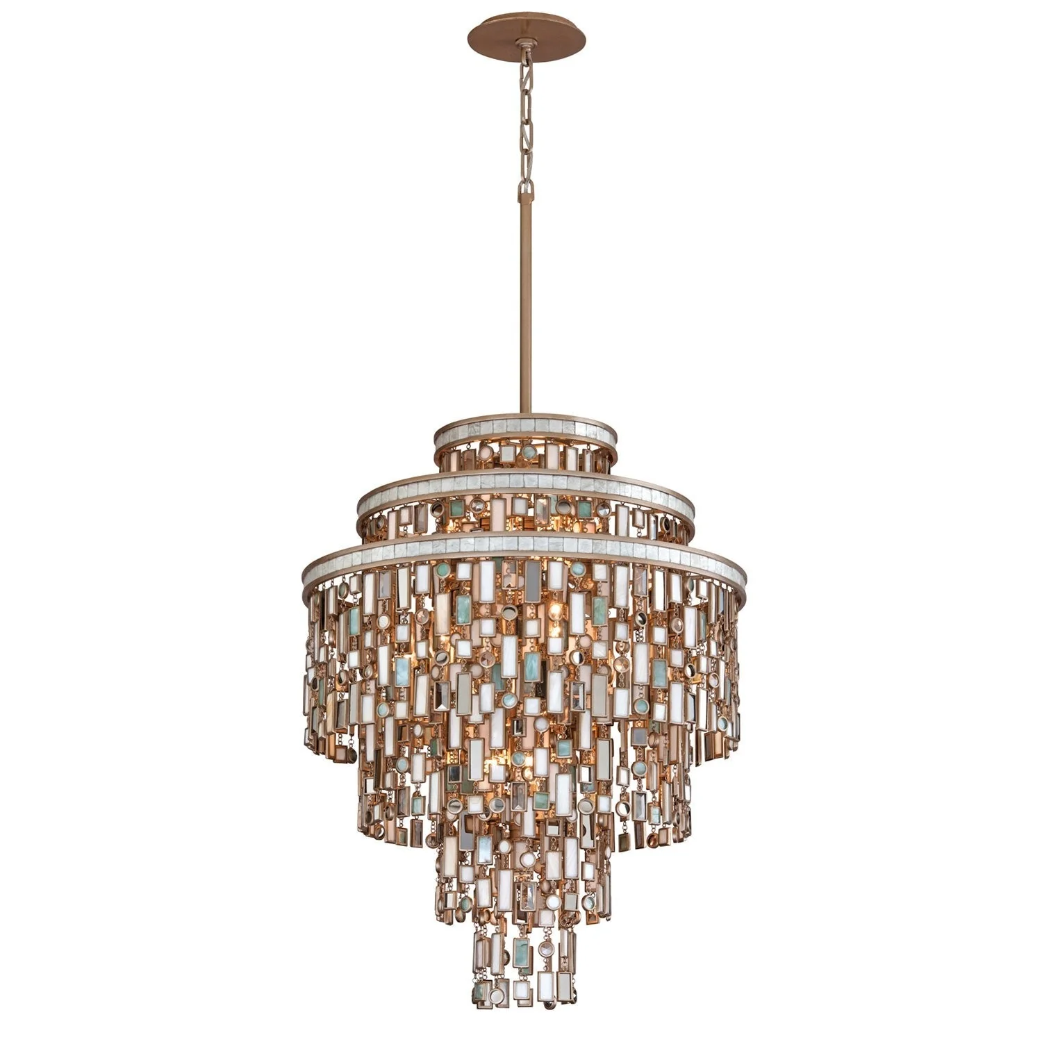 Dolcetti Silver 13-Light Pendant - Image 1