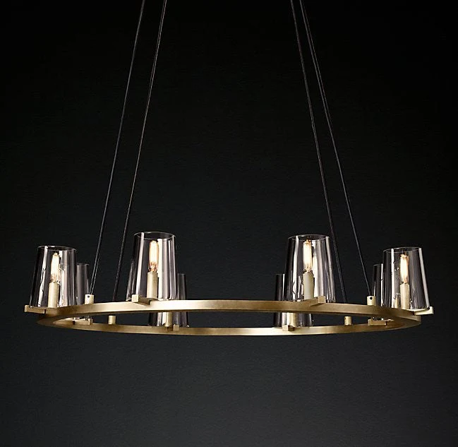 Modern style 8 lights metal crystal chandelier - Image 1