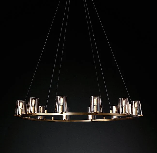 Modern style 12 lights metal crystal chandelier - Image 1