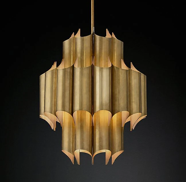 Cathedral Brass chandelier - Image 1