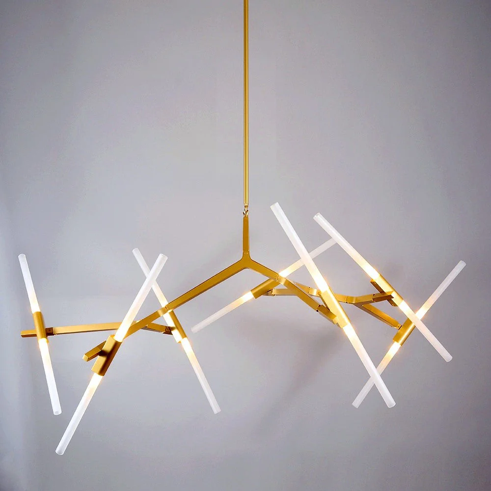 Astral Agnes Gold 14-Light Chandelier - Image 1