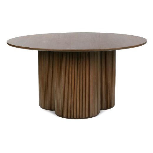 Rowe Furniture Kindred Round Dining Table ~ Mahogany Wood ~ Sesame Finish - Image 1