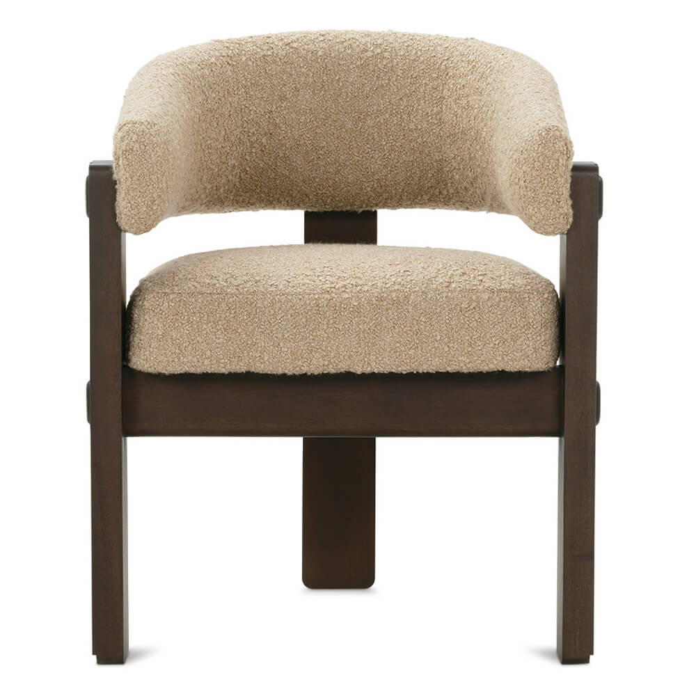 Rowe Furniture Kindred Dining Chair ~ Sesame or Godiva Finish ~ Available To Custom Order In All Fabrics - Image 1