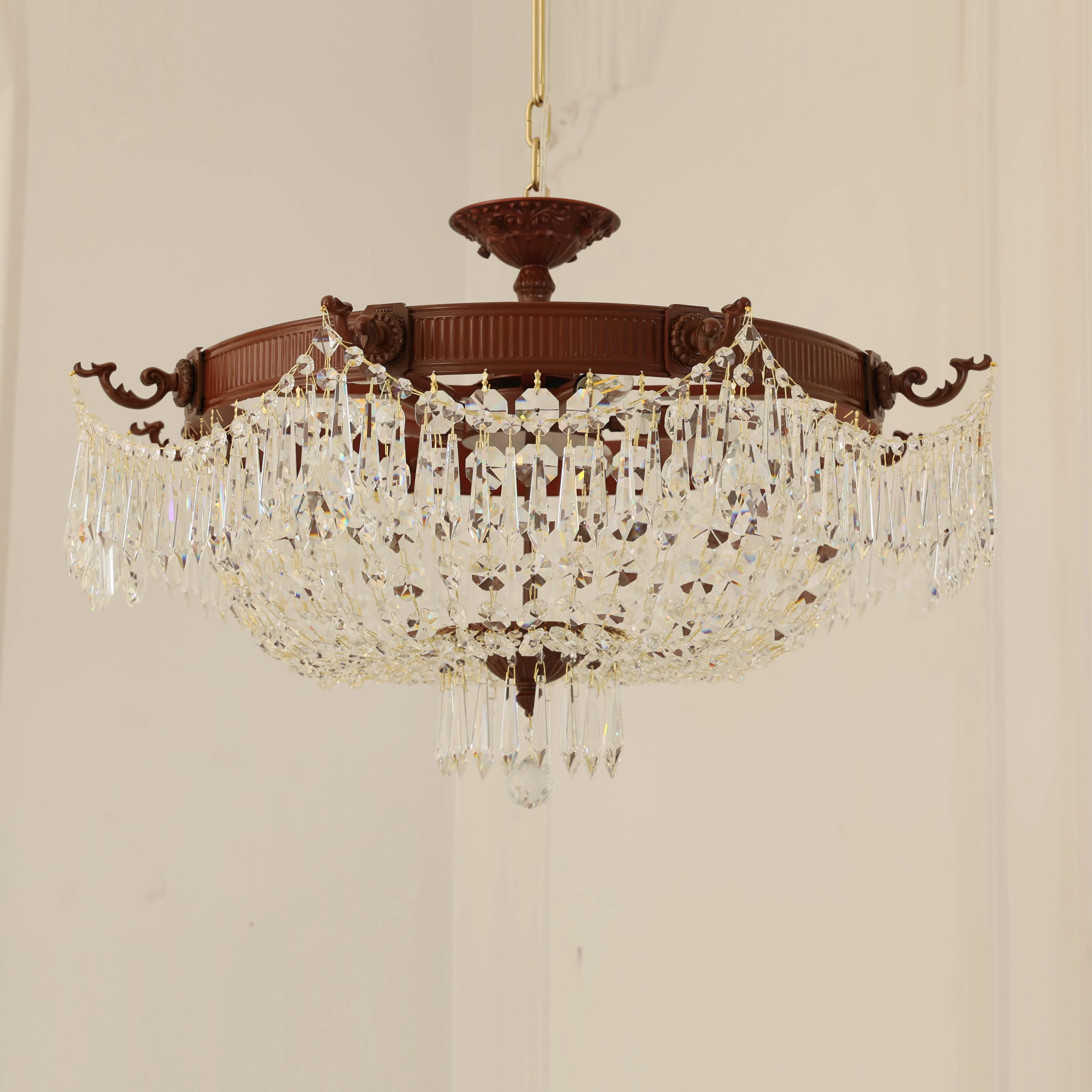 Corp Winchester French Gold Ten-Light Semi-Flush - Image 2