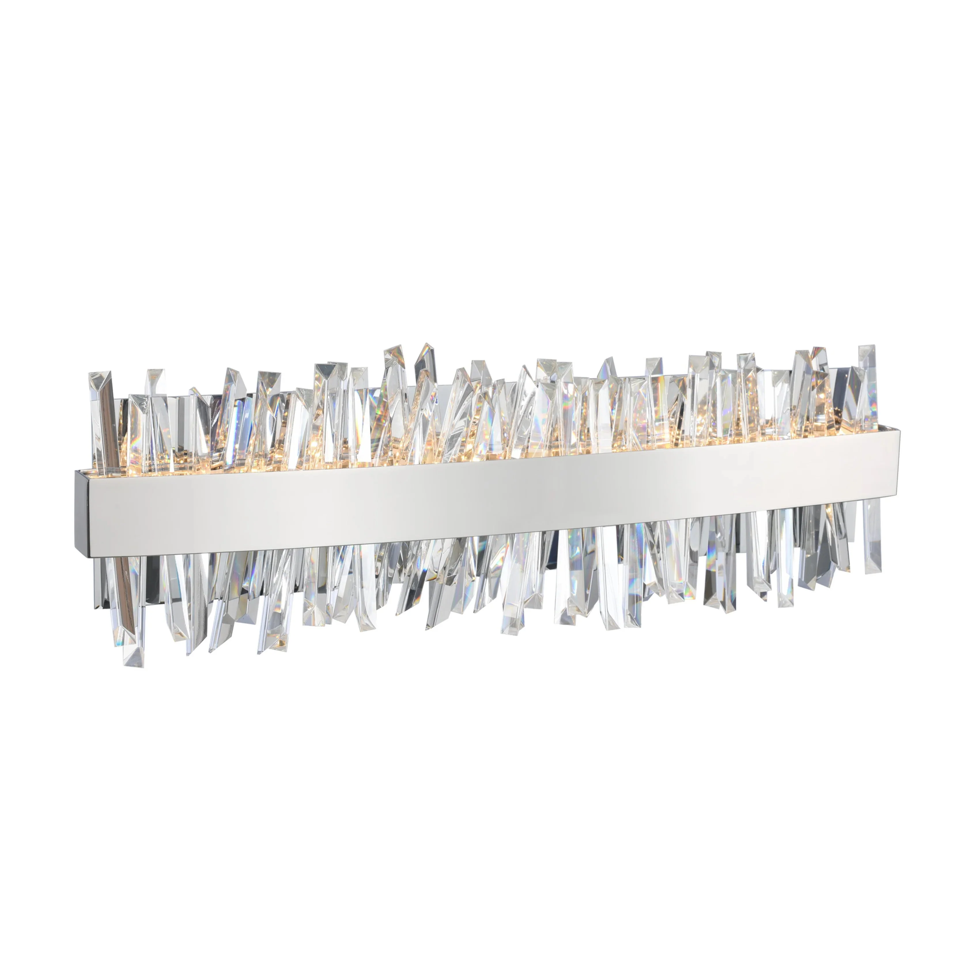 Glacier LED Vanity Light by Allegri in 24 inches Chrome - Image 1