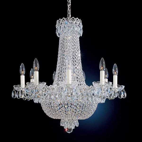 Polished chrome 17 Light crystal Chandelier - Image 1