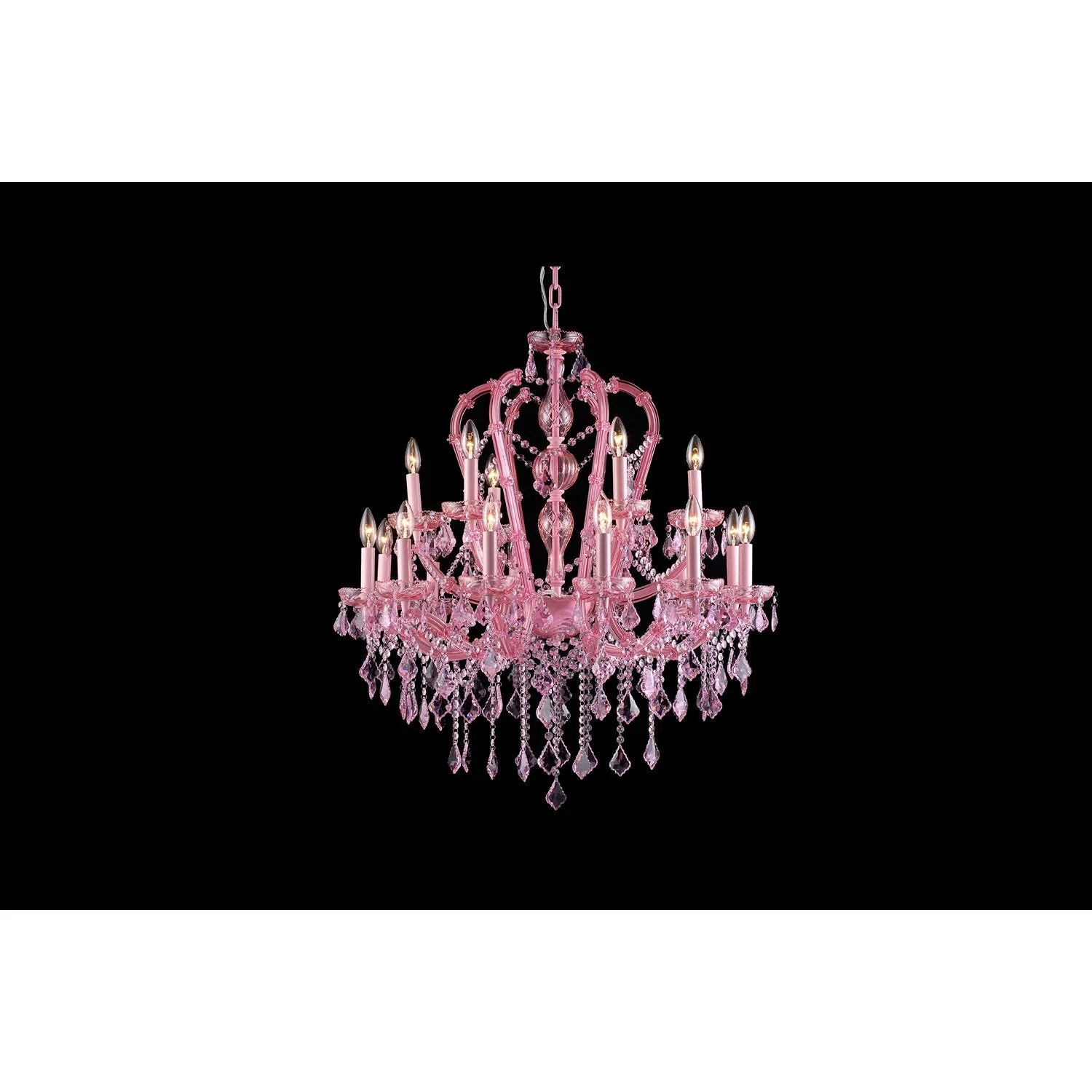 Crystal 18-Light Chandelier - Image 1