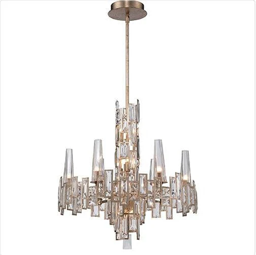 Gold 12-Light Chandelier